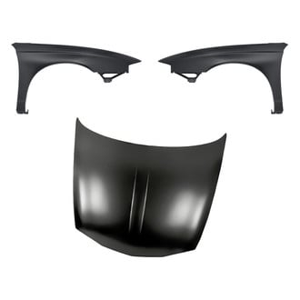 Replacement BNDL-203824 - 3-Piece (Hood Panel, Front Driver and Passenger Side Fender) (CAPA Certified)