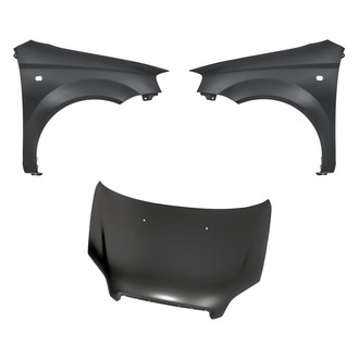 Replacement - 3-Piece (Hood Panel, Front Driver and Passenger Side Fender) (Standard Line)