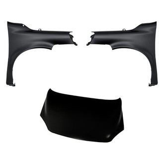 Replacement - 3-Piece (Hood Panel, Front Driver and Passenger Side Fender) (Standard Line)