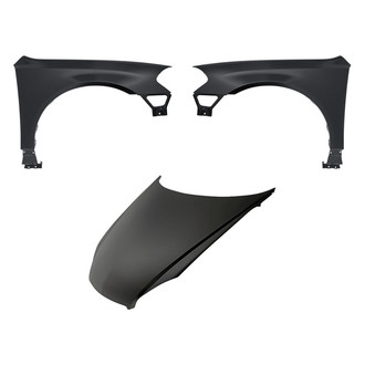 Replacement - 3-Piece (Hood Panel, Front Driver and Passenger Side Fender)
