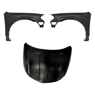 Replacement - 3-Piece (Hood Panel, Front Driver and Passenger Side Fender) (Standard Line)