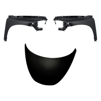 Replacement - 3-Piece (Hood Panel, Front Driver and Passenger Side Fender)