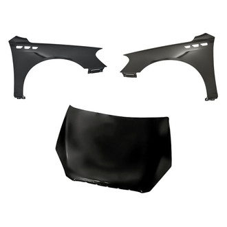 Replacement - 3-Piece (Hood Panel, Front Driver and Passenger Side Fender) (Standard Line)