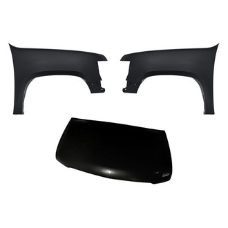Replacement - 3-Piece (Hood Panel, Front Driver and Passenger Side Fender)
