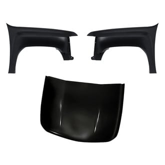 Replacement - 3-Piece (Hood Panel, Front Driver and Passenger Side Fender) (CAPA Certified)