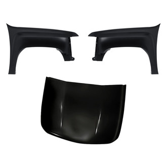 Replacement - 3-Piece (Hood Panel, Front Driver and Passenger Side Fender) (Standard Line)