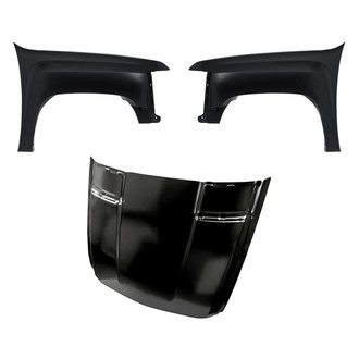Replacement BNDL-203920 - 3-Piece (Hood Panel, Front Driver and Passenger Side Fender) (Standard Line)