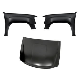 Replacement - 3-Piece (Hood Panel, Front Driver and Passenger Side Fender)