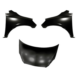 Replacement BNDL-203930 - 3-Piece (Hood Panel, Front Driver and Passenger Side Fender) (CAPA Certified)