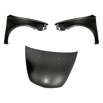 Replacement - 3-Piece (Hood Panel, Front Driver and Passenger Side Fender) (Standard Line)