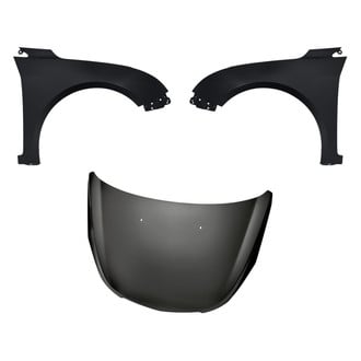 Replacement - 3-Piece (Hood Panel, Front Driver and Passenger Side Fender)