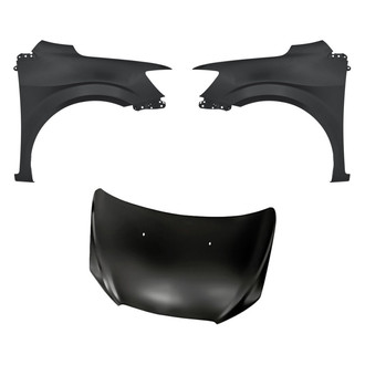 Replacement - 3-Piece (Hood Panel, Front Driver and Passenger Side Fender)