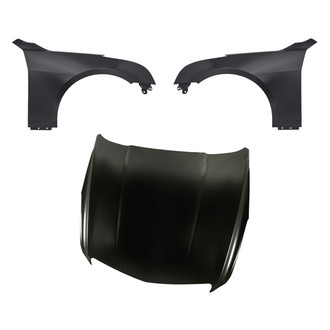 Replacement - 3-Piece (Hood Panel, Front Driver and Passenger Side Fender) (Standard Line)