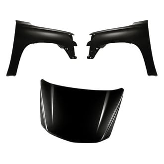 Replacement - 3-Piece (Hood Panel, Front Driver and Passenger Side Fender)