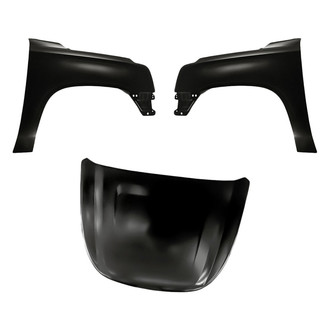 Replacement - 3-Piece (Hood Panel, Front Driver and Passenger Side Fender) (CAPA Certified)