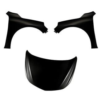 Replacement - 3-Piece (Hood Panel, Front Driver and Passenger Side Fender) (Standard Line)