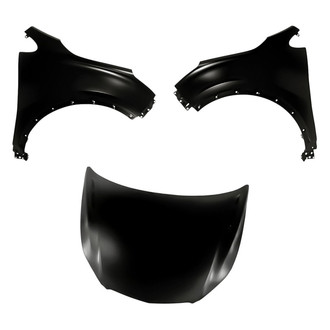 Replacement - 3-Piece (Hood Panel, Front Driver and Passenger Side Fender) (CAPA Certified)