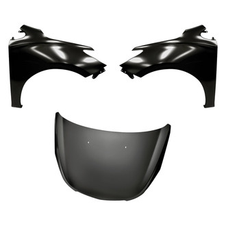 Replacement - 3-Piece (Hood Panel, Front Driver and Passenger Side Fender) (Standard Line)