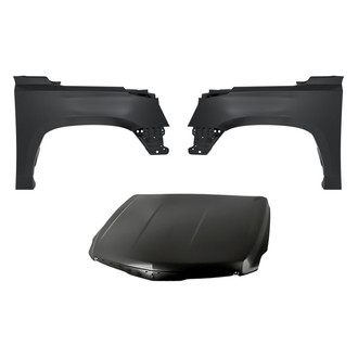 Replacement BNDL-204057 - 3-Piece (Hood Panel, Front Driver and Passenger Side Fender) (CAPA Certified)