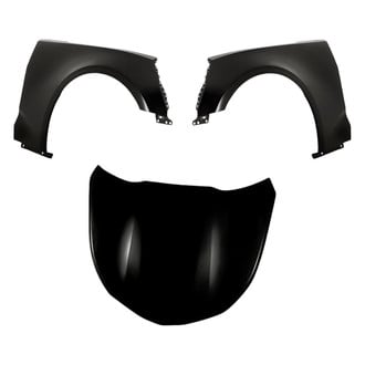 Replacement - 3-Piece (Hood Panel, Front Driver and Passenger Side Fender) (CAPA Certified)