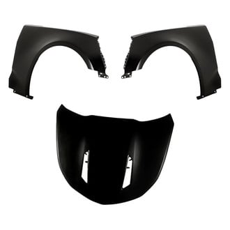 Replacement - 3-Piece (Hood Panel, Front Driver and Passenger Side Fender) (CAPA Certified)