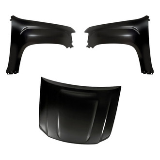 Replacement BNDL-204078 - 3-Piece (Hood Panel, Front Driver and Passenger Side Fender) (Standard Line)