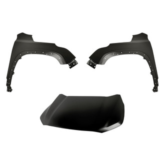 Replacement - 3-Piece (Hood Panel, Front Driver and Passenger Side Fender)