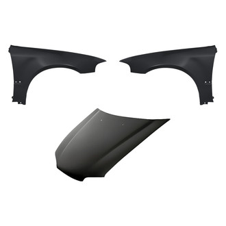 Replacement - 3-Piece (Hood Panel, Front Driver and Passenger Side Fender) (Standard Line)