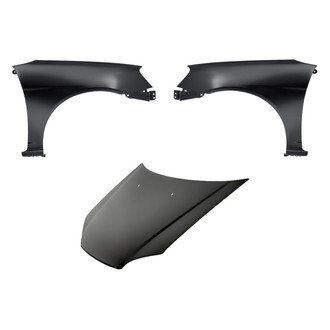 Replacement - 3-Piece (Hood Panel, Front Driver and Passenger Side Fender) (CAPA Certified)