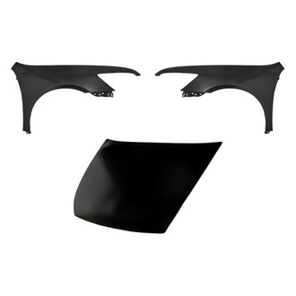 Replacement - 3-Piece (Hood Panel, Front Driver and Passenger Side Fender)