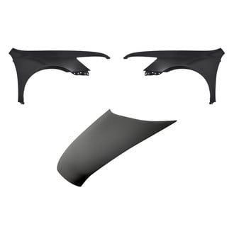 Replacement - 3-Piece (Hood Panel, Front Driver and Passenger Side Fender) (CAPA Certified)