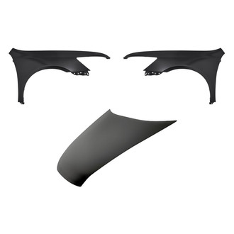 Replacement - 3-Piece (Hood Panel, Front Driver and Passenger Side Fender) (Standard Line)