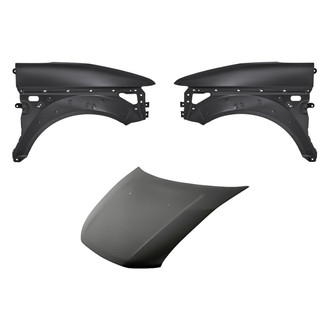 Replacement - 3-Piece (Hood Panel, Front Driver and Passenger Side Fender) (CAPA Certified)