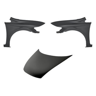 Replacement - 3-Piece (Hood Panel, Front Driver and Passenger Side Fender) (CAPA Certified)