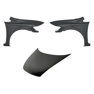 Replacement - 3-Piece (Hood Panel, Front Driver and Passenger Side Fender) (Standard Line)