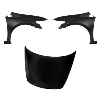 Replacement - 3-Piece (Hood Panel, Front Driver and Passenger Side Fender) (Standard Line)