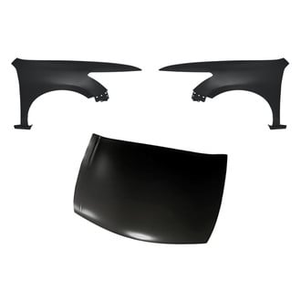 Replacement - 3-Piece (Hood Panel, Front Driver and Passenger Side Fender) (CAPA Certified)