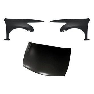 Replacement - 3-Piece (Hood Panel, Front Driver and Passenger Side Fender) (Standard Line)