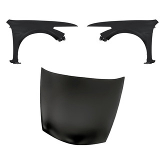 Replacement - 3-Piece (Hood Panel, Front Driver and Passenger Side Fender) (Standard Line)