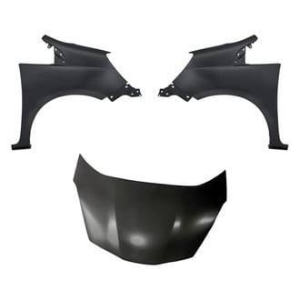 Replacement - 3-Piece (Hood Panel, Front Driver and Passenger Side Fender)