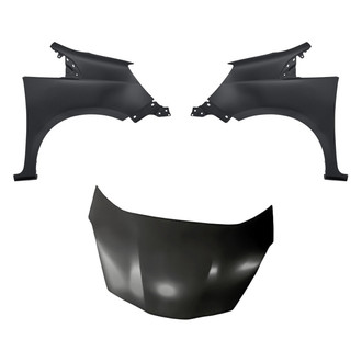 Replacement - 3-Piece (Hood Panel, Front Driver and Passenger Side Fender) (Standard Line)