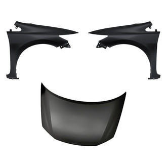 Replacement - 3-Piece (Hood Panel, Front Driver and Passenger Side Fender) (Standard Line)