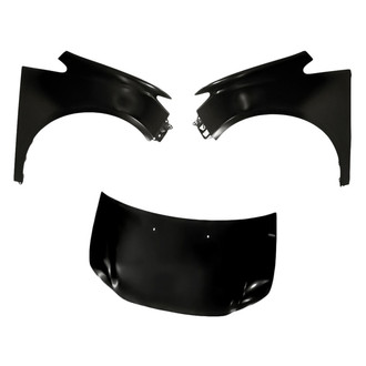 Replacement - 3-Piece (Hood Panel, Front Driver and Passenger Side Fender) (CAPA Certified)