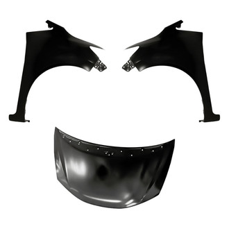Replacement - 3-Piece (Hood Panel, Front Driver and Passenger Side Fender) (Standard Line)