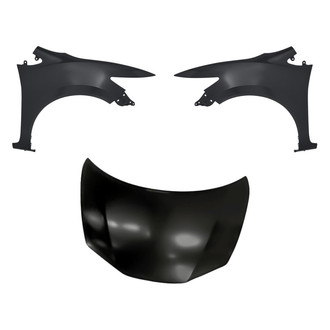 Replacement - 3-Piece (Hood Panel, Front Driver and Passenger Side Fender) (CAPA Certified)