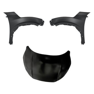 Replacement - 3-Piece (Hood Panel, Front Driver and Passenger Side Fender) (CAPA Certified)