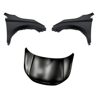 Replacement - 3-Piece (Hood Panel, Front Driver and Passenger Side Fender) (Standard Line)