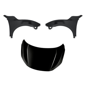 Replacement - 3-Piece (Hood Panel, Front Driver and Passenger Side Fender) (CAPA Certified)