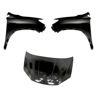 Replacement - 3-Piece (Hood Panel, Front Driver and Passenger Side Fender) (Standard Line)