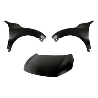 Replacement - 3-Piece (Hood Panel, Front Driver and Passenger Side Fender) (CAPA Certified)
